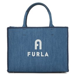 Furla: Синяя спортивная сумка 