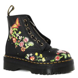 Dr. Martens: Чёрные ботинки 