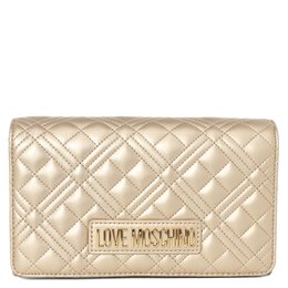 Love Moschino: Золотой клатч 