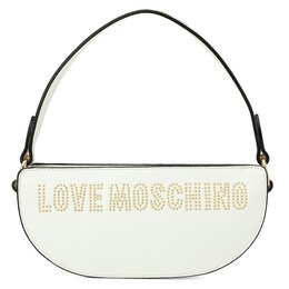 Love Moschino: Белая спортивная сумка 