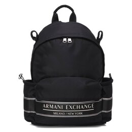 Armani Exchange: Чёрная спортивная сумка 