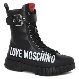 Love Moschino: Чёрные ботинки 