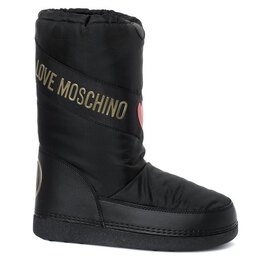 Love Moschino: Чёрные ботинки 