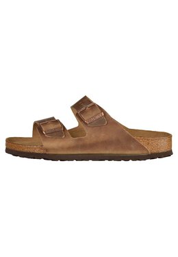 Birkenstock: Коричневые шлёпанцы 