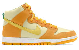 Nike: Жёлтые кроссовки SB Dunk High