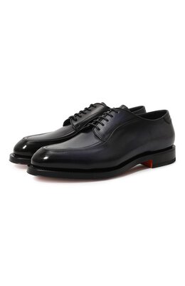 Santoni: Тёмные туфли 