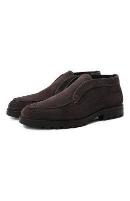 Замшевые ботинки Detroit Santoni mgdg17823ne0asey