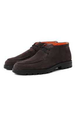 Замшевые ботинки Detroit Santoni mgdg18609ne0bsu0