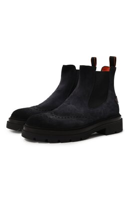 Замшевые челси Milano Santoni mgmg17701jk4egxxg76