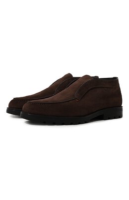 Замшевые ботинки Detroit Santoni mgdg17823ne0asey