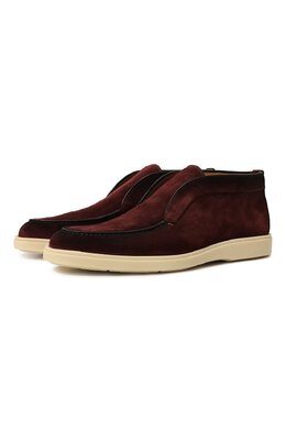 Замшевые ботинки Detroit Santoni mgdg17823ticbsh6