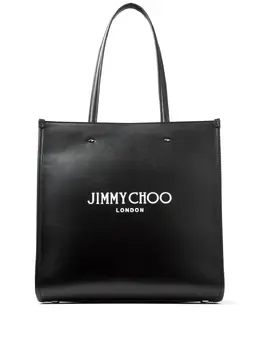 Jimmy Choo: Чёрная сумка-шоппер 