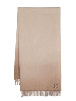 Max Mara: Бежевый шарф 