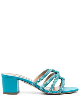 Aquazzura: Голубые сандалии 
