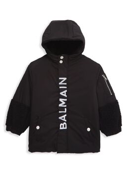 Balmain: Чёрная куртка