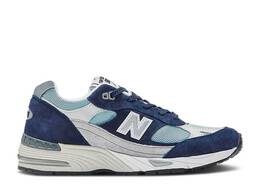 New Balance: Синие кроссовки  991