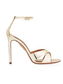 Aquazzura: Золотые сандалии