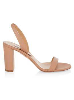 Aquazzura: Прозрачные сандалии So Nude