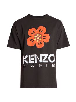 Kenzo: Чёрная футболка