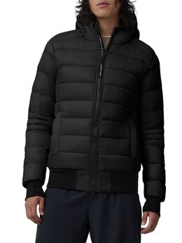 Canada Goose: Чёрная куртка Crofton