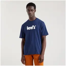 Levi's: Синяя футболка 