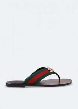Gucci: Сандалии  GG