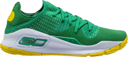 Under Armour: Зелёные кроссовки  Curry 4