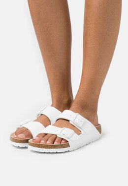 Birkenstock: Белые сандалии 