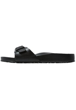 Birkenstock: Чёрные шлёпанцы 