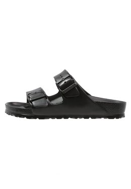 Birkenstock: Чёрные шлёпанцы 