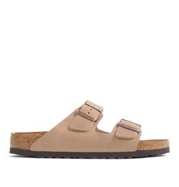 Birkenstock: Коричневые шлёпанцы 