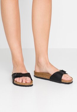 Birkenstock: Чёрные сандалии 