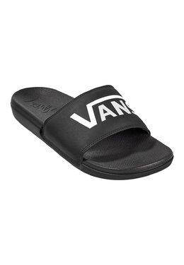 Vans: Чёрные шлёпанцы 