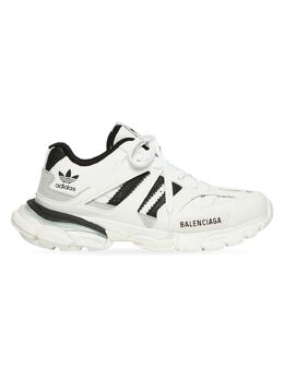 Balenciaga: Чёрные кроссовки Track