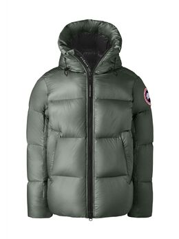 Canada Goose: Серый пуховик Crofton