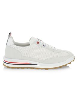 Thom Browne: Белые кроссовки Tech Runner