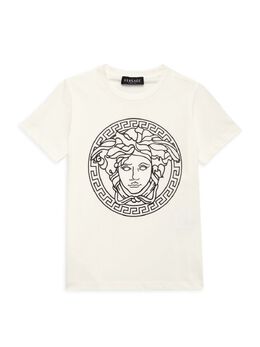 Versace: Белая футболка Medusa