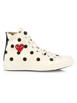 Comme Des Garçons Play: Белые кроссовки Play