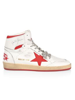 Golden Goose: Белые кеды Sky Star