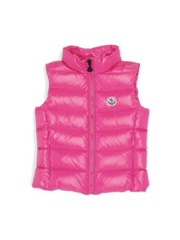 Moncler: Розовый жилет Ghany