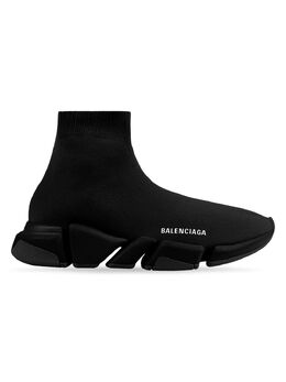 Balenciaga: Однотонные кроссовки Speed.2