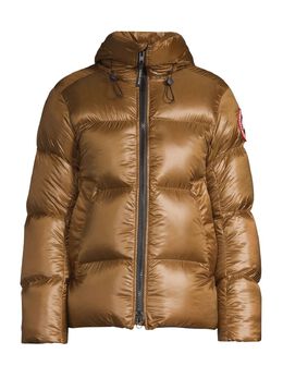 Canada Goose: Золотой пуховик Crofton