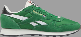 Reebok: Зелёные кроссовки  Classic Leather