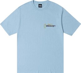 Stussy: Голубая футболка 