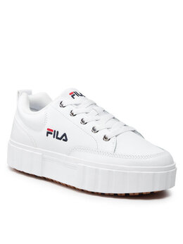 FILA: Белые кеды  Sandblast