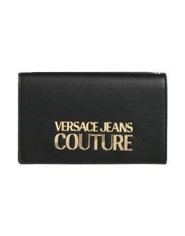 VERSACE JEANS COUTURE: Чёрная сумка 