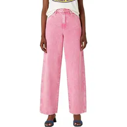 Wrangler: Розовые джинсы 