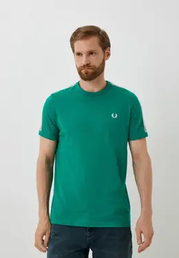 Fred Perry: Зелёная футболка