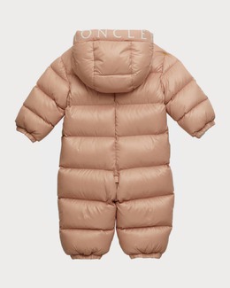 Moncler: Синий комбинезон 