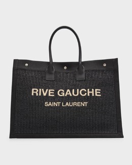 Saint Laurent: Чёрная сумка  Rive Gauche